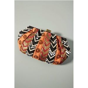 NWT Anthropologie Paloma beaded clutch
